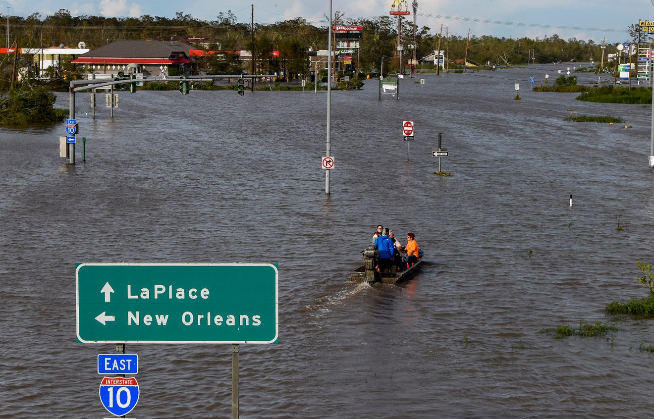 Hurricane Ida's Damage to Louisiana