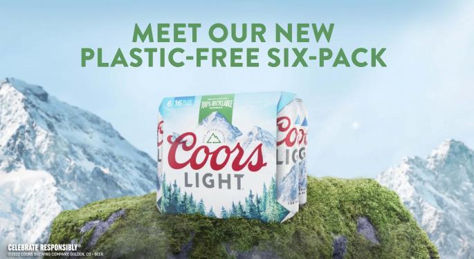 Coors Light removes plastic from six-packs; new cardboard plastic-free packaging