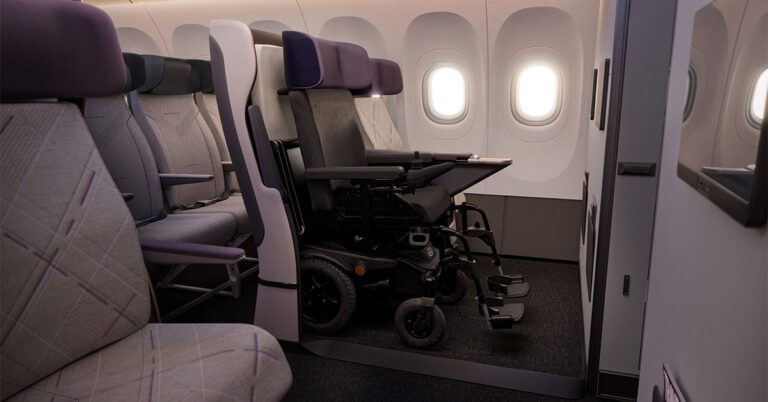 Delta Debuts New Airplane Seat For Wheelchair Users - Tomorrow's World ...