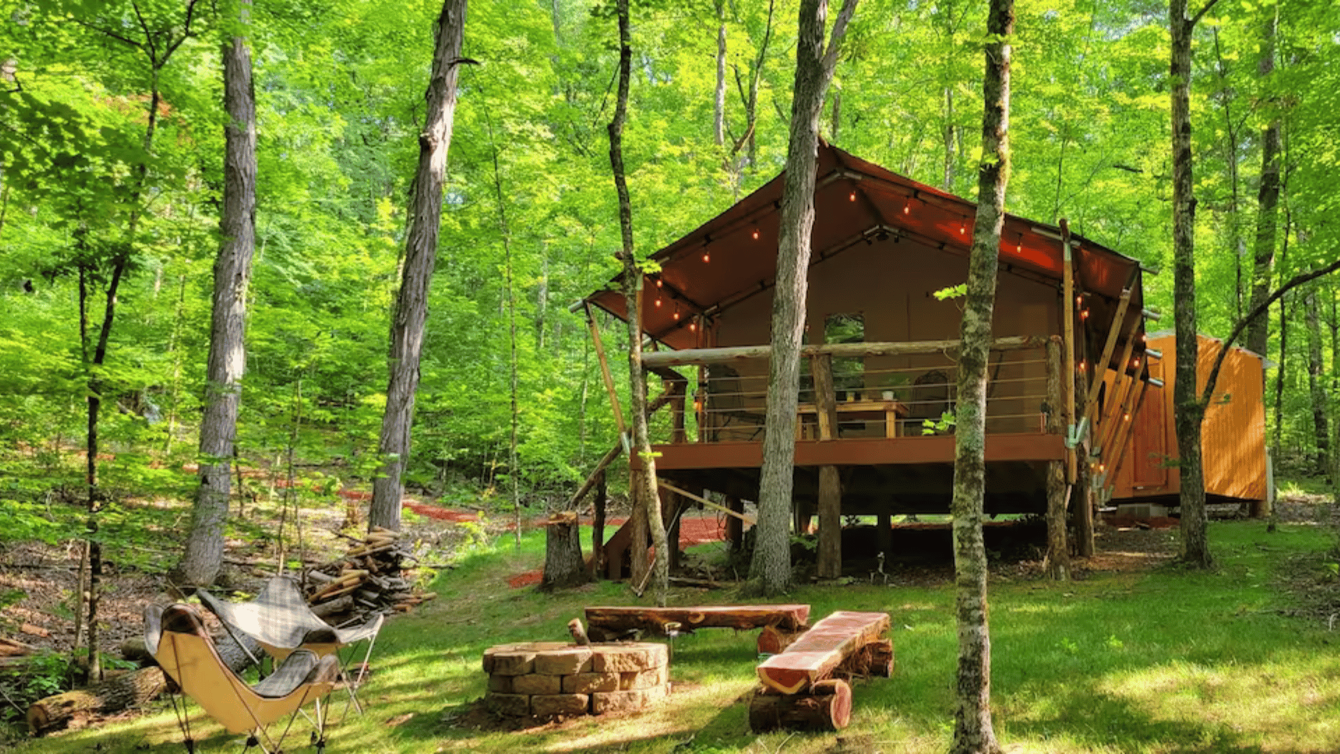Camp Whitehall - Sevierville, Tennessee glamping cabin