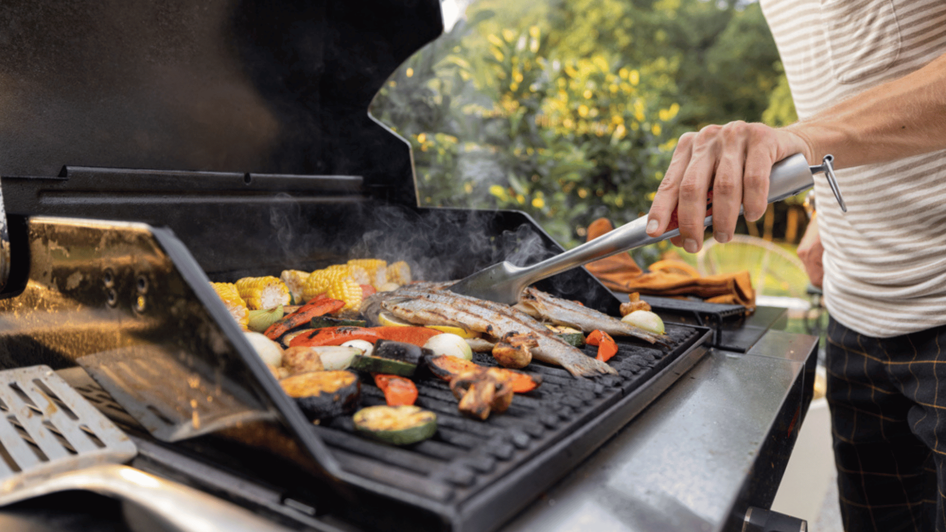 Cooking outdoors helps to reduce heat in home