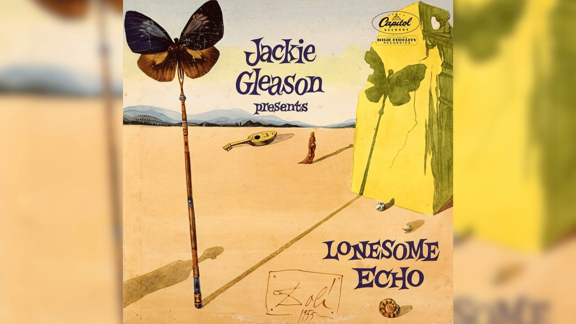 Lonesome Echo by Jackie Gleason with cover art by Salvador Dali