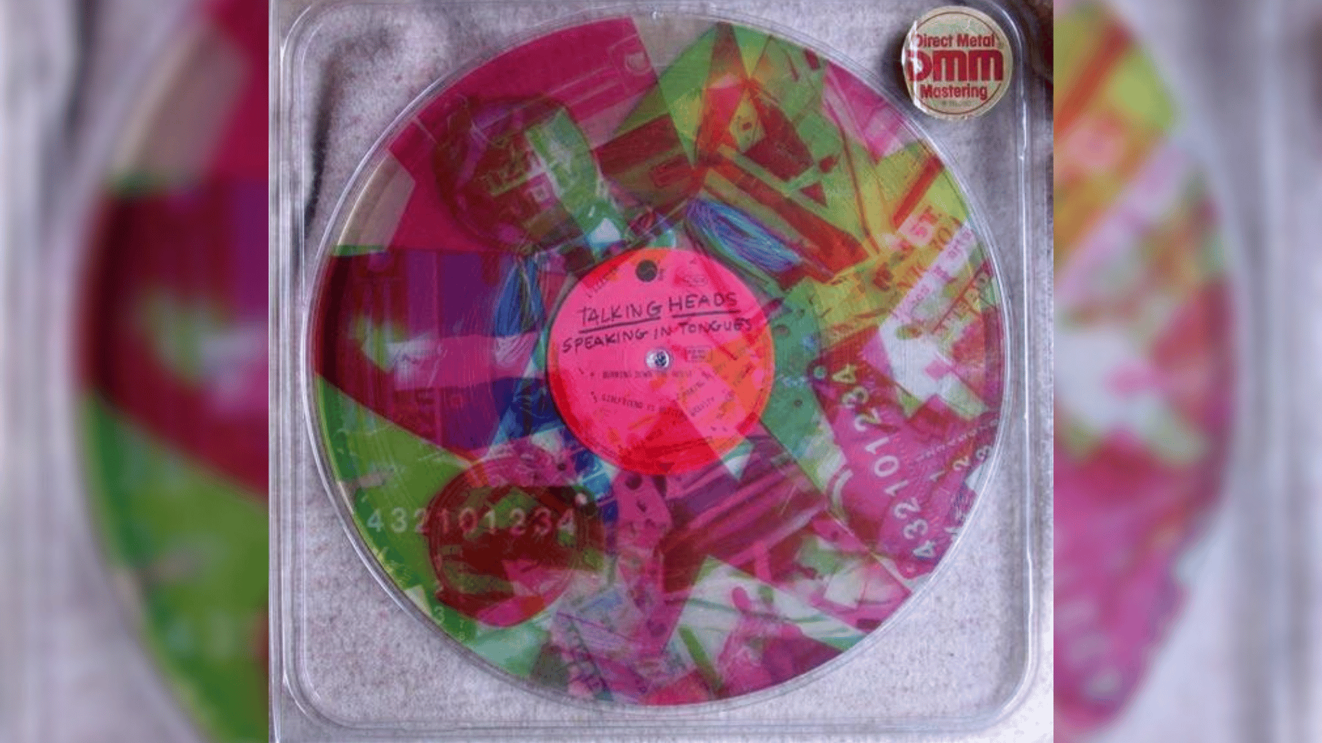 Speaking in Tongues by the Talking Heads, with limited-edition LP version by Robert Rauschenberg