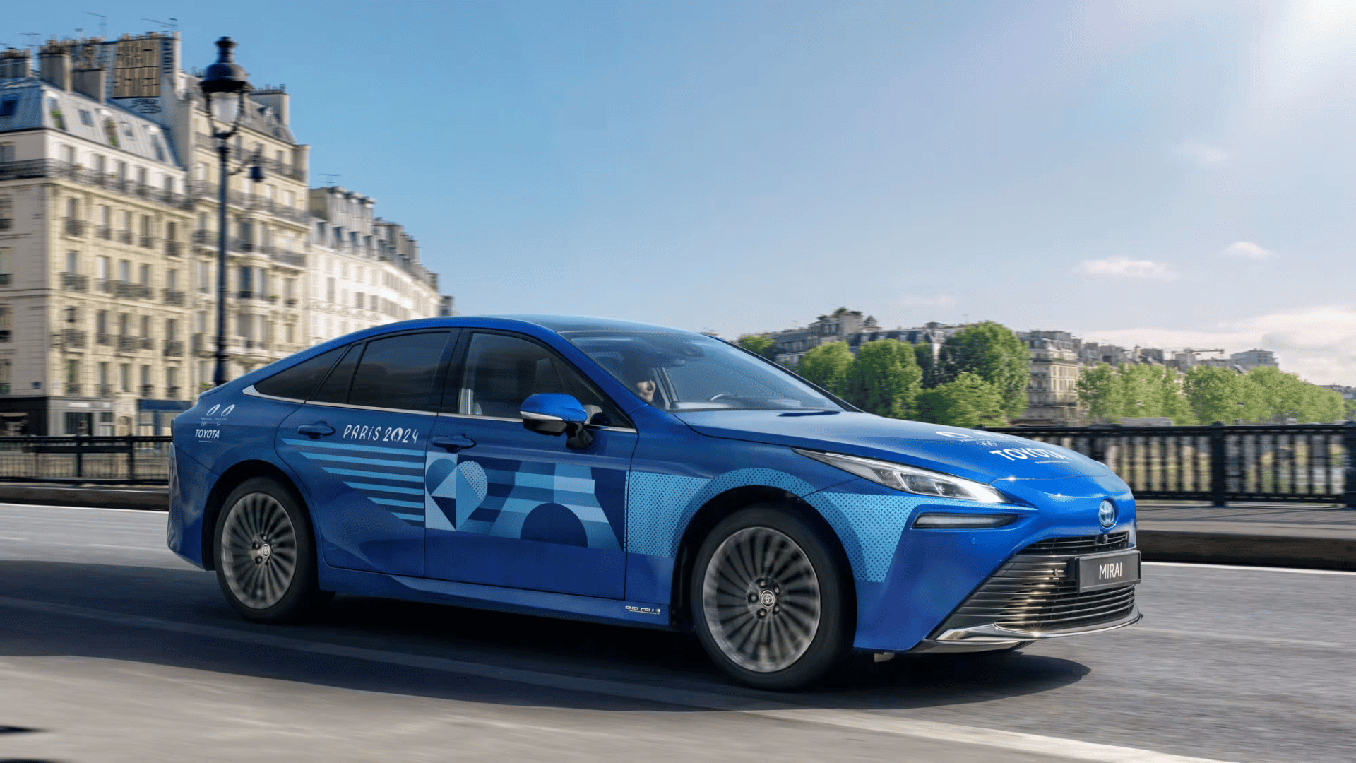 Sustainable vehicles at the 2024 Paris Olympic Games; Photo: © Toyota