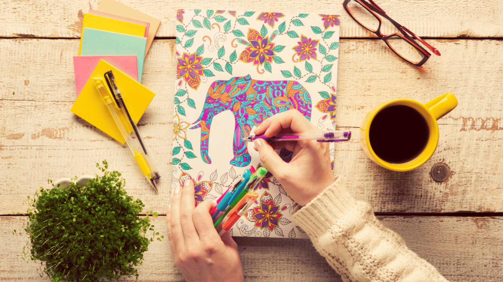 5 Health Benefits of Coloring For Adults