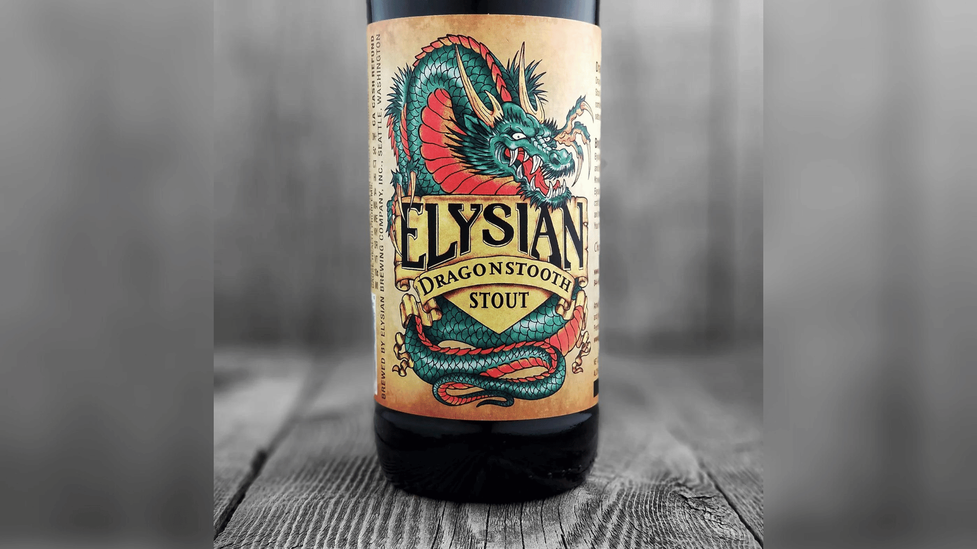 Elysian Brewing Dragonstooth Stout Label; Photo: Craft Beer Kings