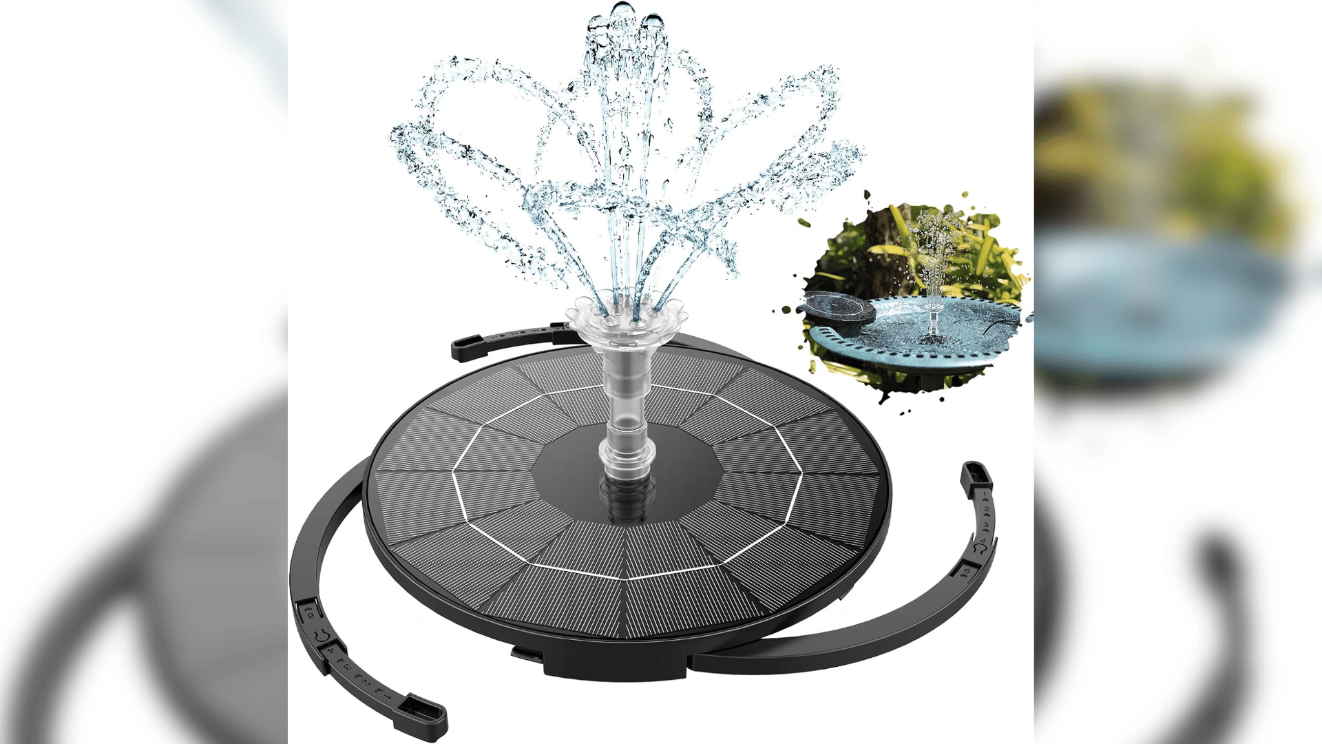 Solar Outdoor Fountain; Photo: Amazon