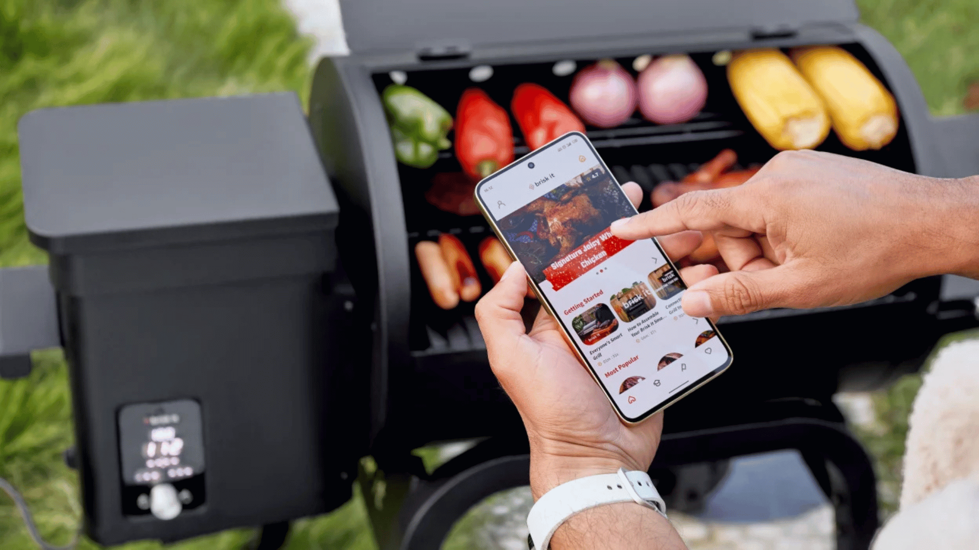 CES 2025: Brisk It Unveils Smart Grill Featuring Generative AI; Photo: Brisk It