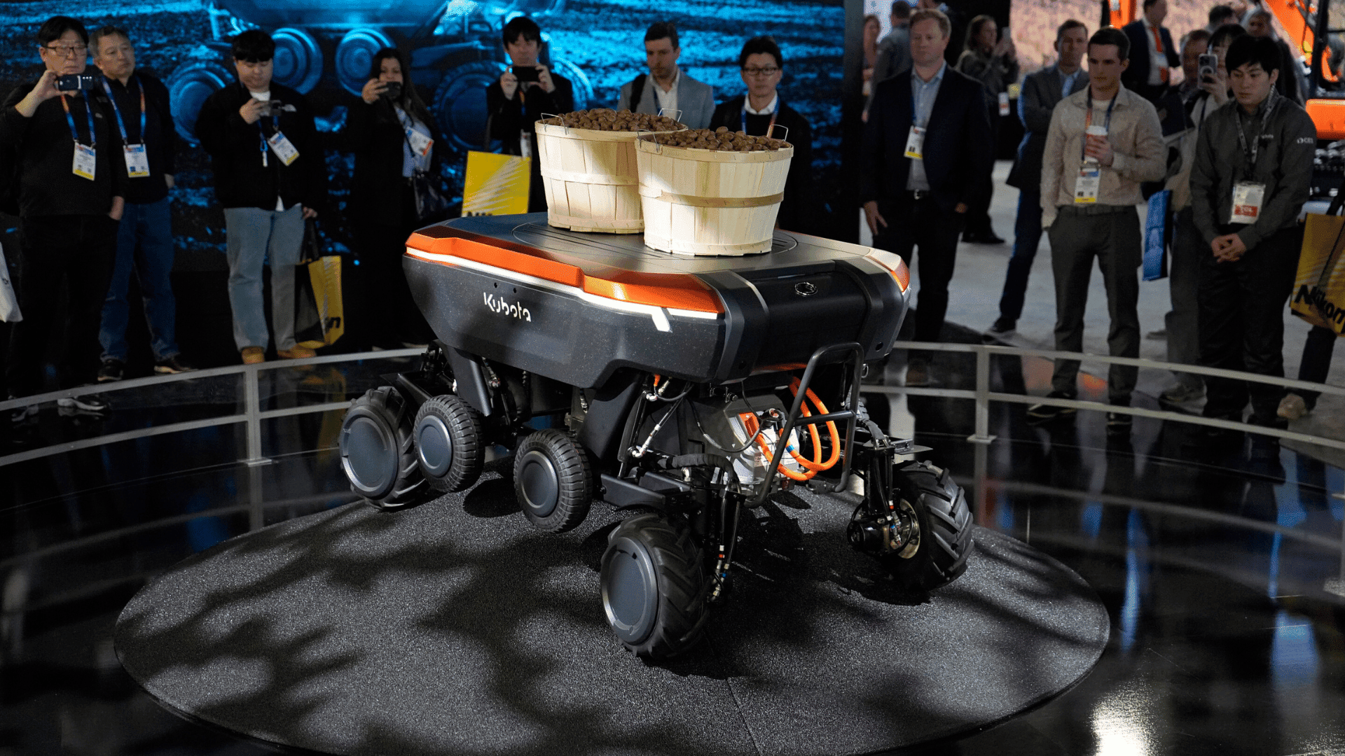 CES 2025: Kubota Unveils Wide Range of Autonomous Agriculture and Construction Equipment; Photo: AP Photo:John Locher