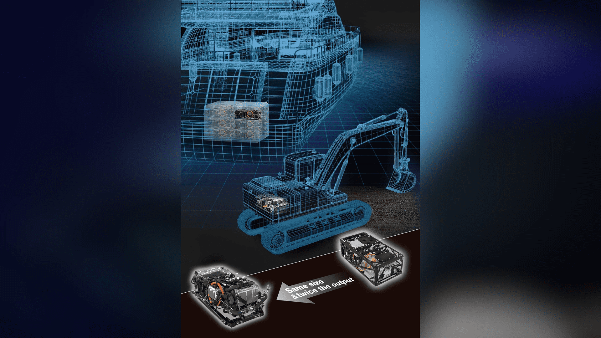 The new fuel cell system is as durable as a conventional diesel engine