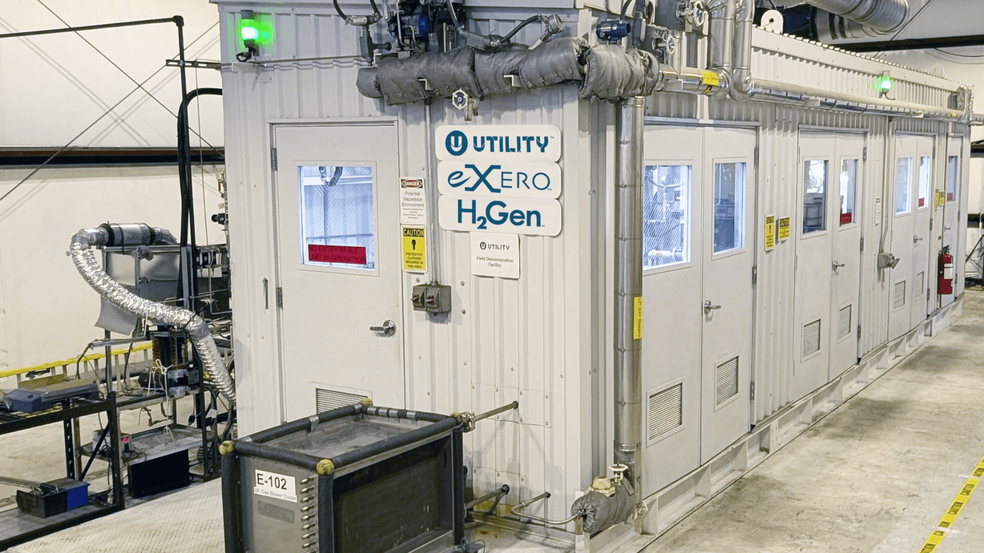 The H2Gen system installed in a steel plant to produce hydrogen